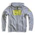 Bluza męska 100% SYNDICATE Hooded Zip Sweatshirt Grey Heather roz. L (NEW) 